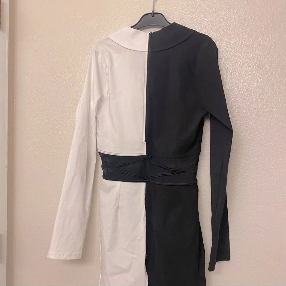 Weissman dance costume white black ring master tux Ring-A-Ding-Ding 14573 SA